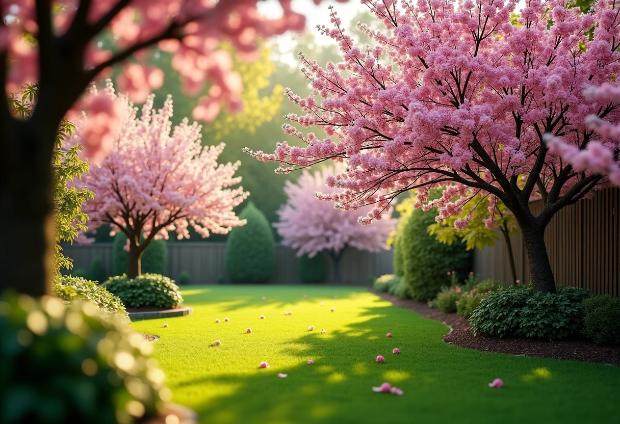 arbres fleurs